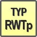 Piktogram - Typ: RWTp